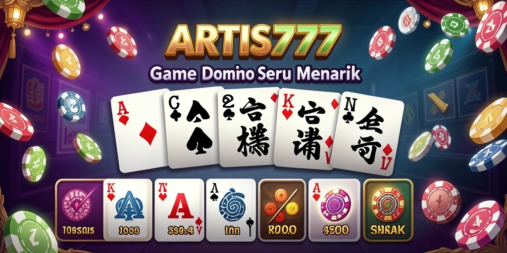 Tampilan gameplay seru dari game Domino ARTIS777.