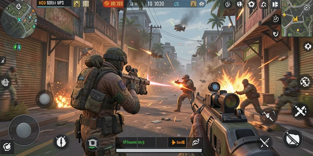 Tangkapan layar H03 menampilkan aksi gameplay yang mendebarkan dan grafis berkualitas tinggi.