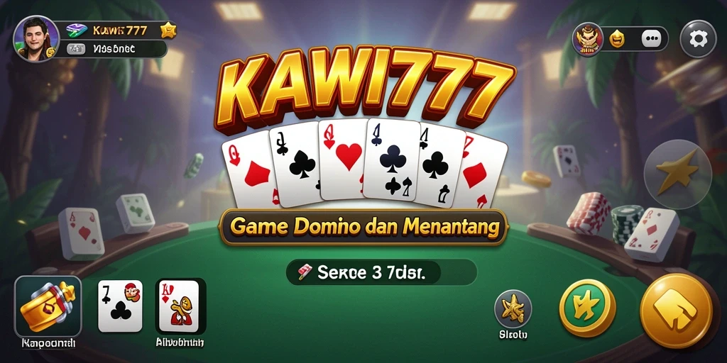 Tampilan gameplay KAWI777 yang seru dan interaktif.