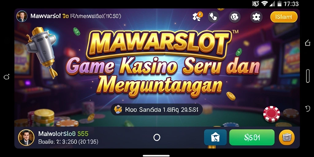 Tampilan gameplay MAWARSLOT yang menarik dan menghibur.