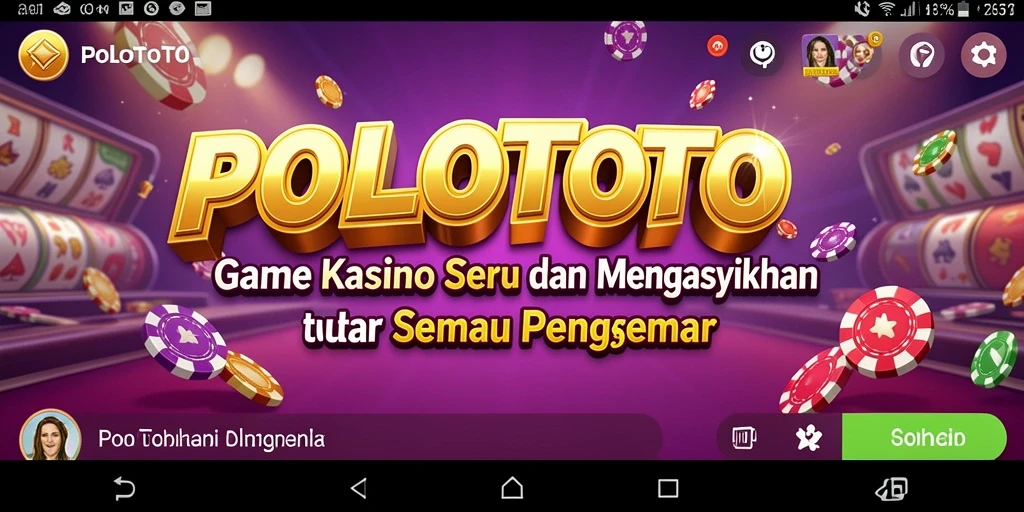 Tampilan menarik dari gameplay seru di POLOTOTO, menampilkan pengalaman kasino yang nyata.