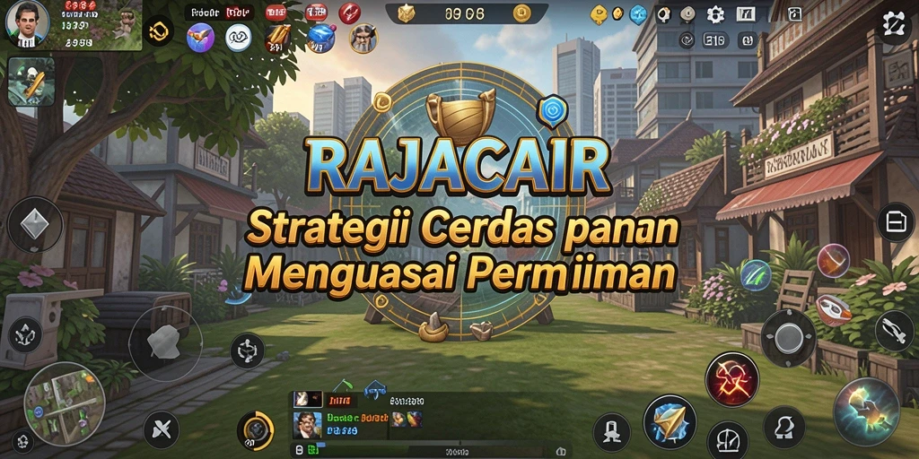 Tampilan gameplay RAJACAIR menampilkan strategi dan pertempuran yang mendebarkan.