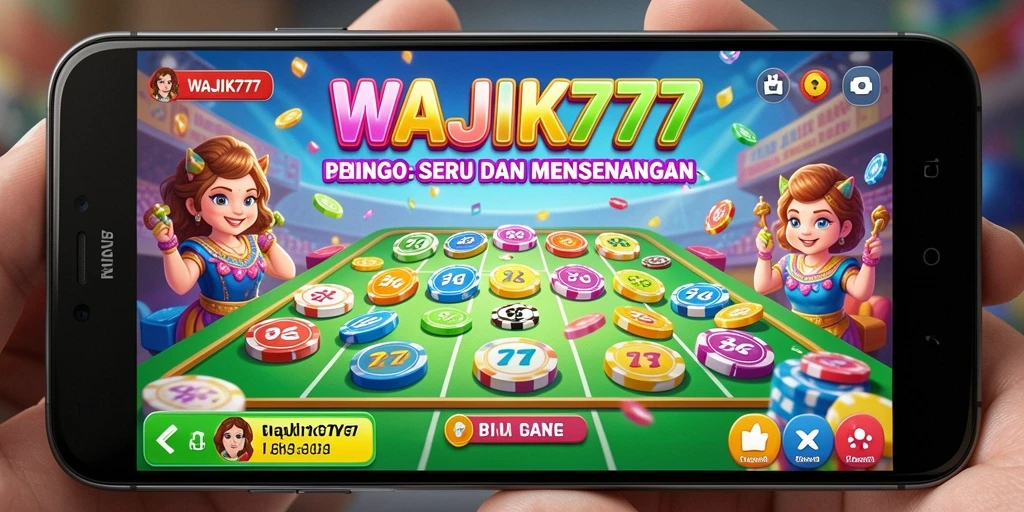 Screenshot gameplay WAJIK777 yang menampilkan suasana Bingo yang seru.
